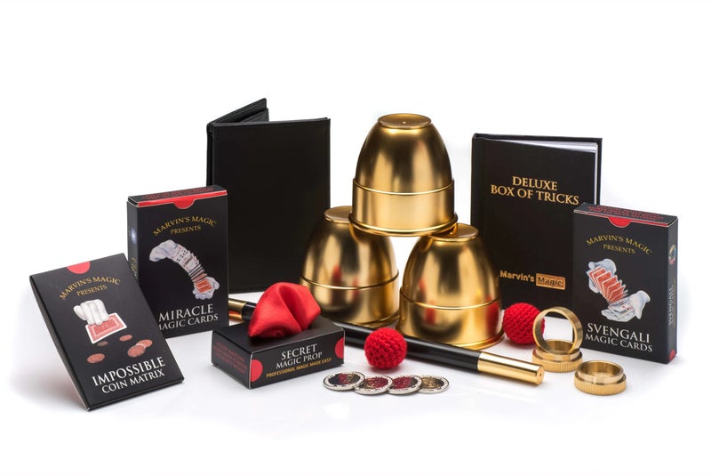 Marvins Magic Marvin’s Magic Deluxe Box of Tricks – 100+ Professional Magic Tricks Set with Premium Props, Collector’s Edition Master Magician Kit - Image 3